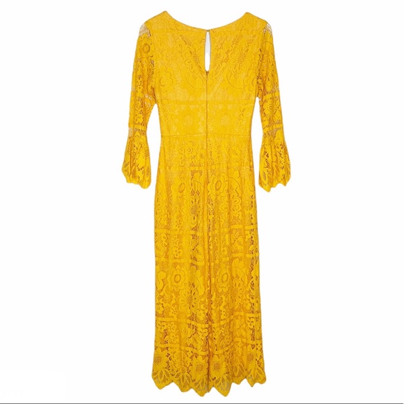 Lulus Lace Flounce Sleeve Jumpsuit | Lulus - Picture 3 of 7